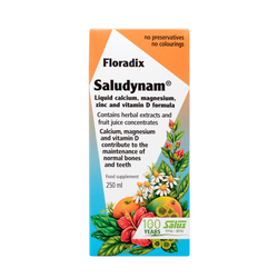 Floradix  Saludynam®, Liquid calcium, magnesium, zinc and vitamin D formula