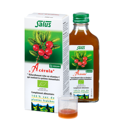 Pure fresh plant juice Acerola