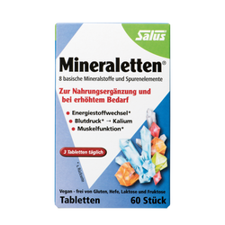 Mineralets, Tablets