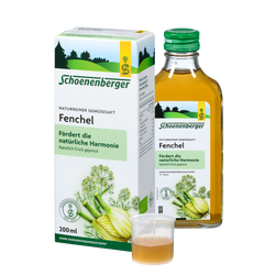 Pure fresh plant juice Fennel