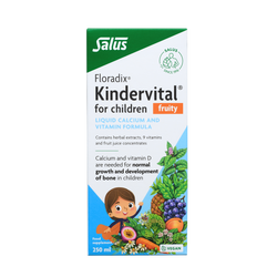 Floradix  Kindervital® for children - fruity, Liquid calcium and vitamin formula