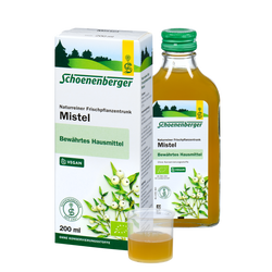 Pure fresh plant juice Mistletoe