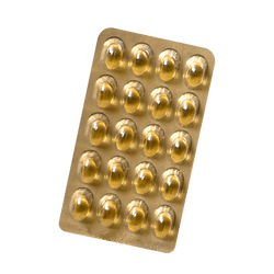 Omega-3 capsules with salmon oil
