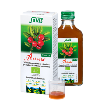 Pure fresh plant juice Acerola