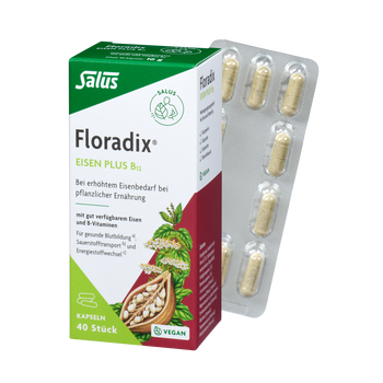 Floradix®, Iron plus B12 vegan capsules