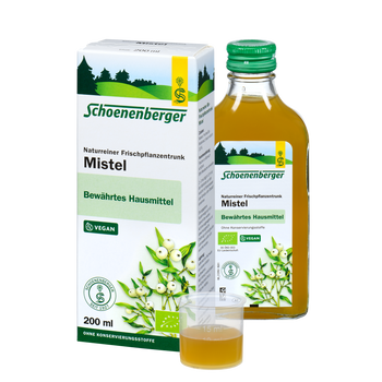 Pure fresh plant juice Mistletoe