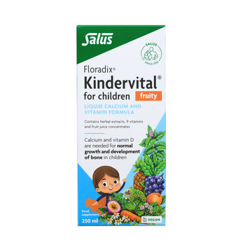 Floradix  Kindervital® for children - fruity, Liquid calcium and vitamin formula