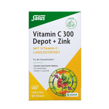 Vitamin C 300 depot with zinc tablets