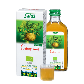 Pure fresh plant juice Celery Root
