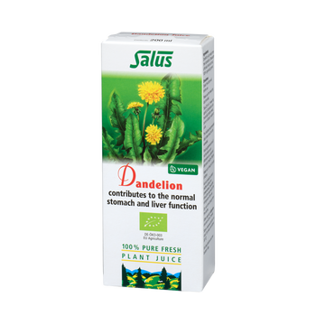 Pure fresh plant juice Dandelion
