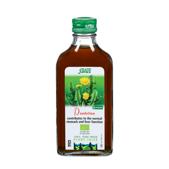 Pure fresh plant juice Dandelion
