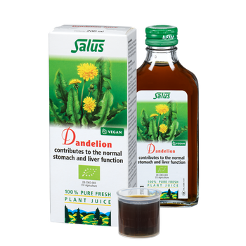 Pure fresh plant juice Dandelion