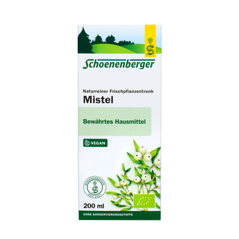 Pure fresh plant juice Mistletoe