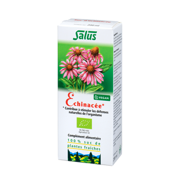 Pure fresh plant juice Echinacea
