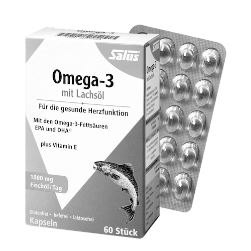 Omega-3 capsules with salmon oil