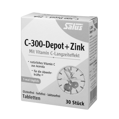 C-300-depot with zinc, Tablets