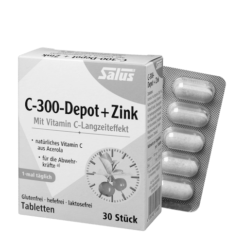 C-300-depot with zinc, Tablets