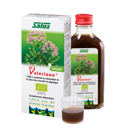 Pure fresh plant juice Valerian