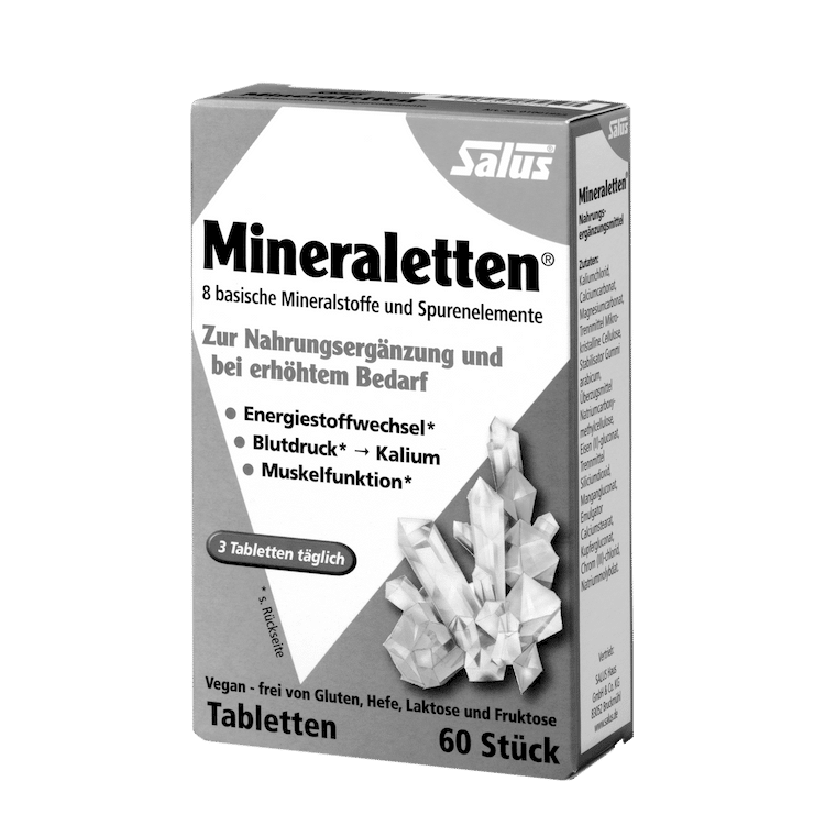 Mineralets, Tablets