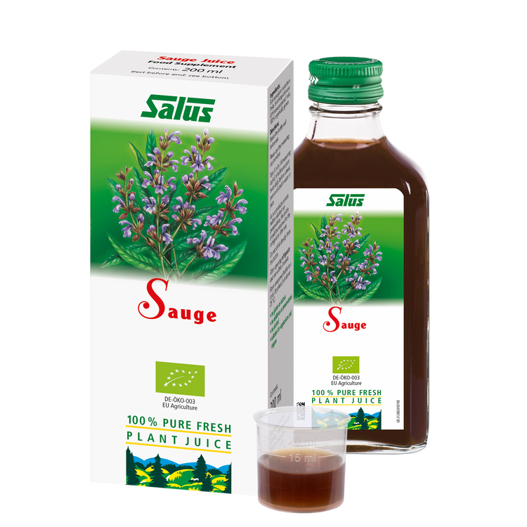 Pure fresh plant juice Sage